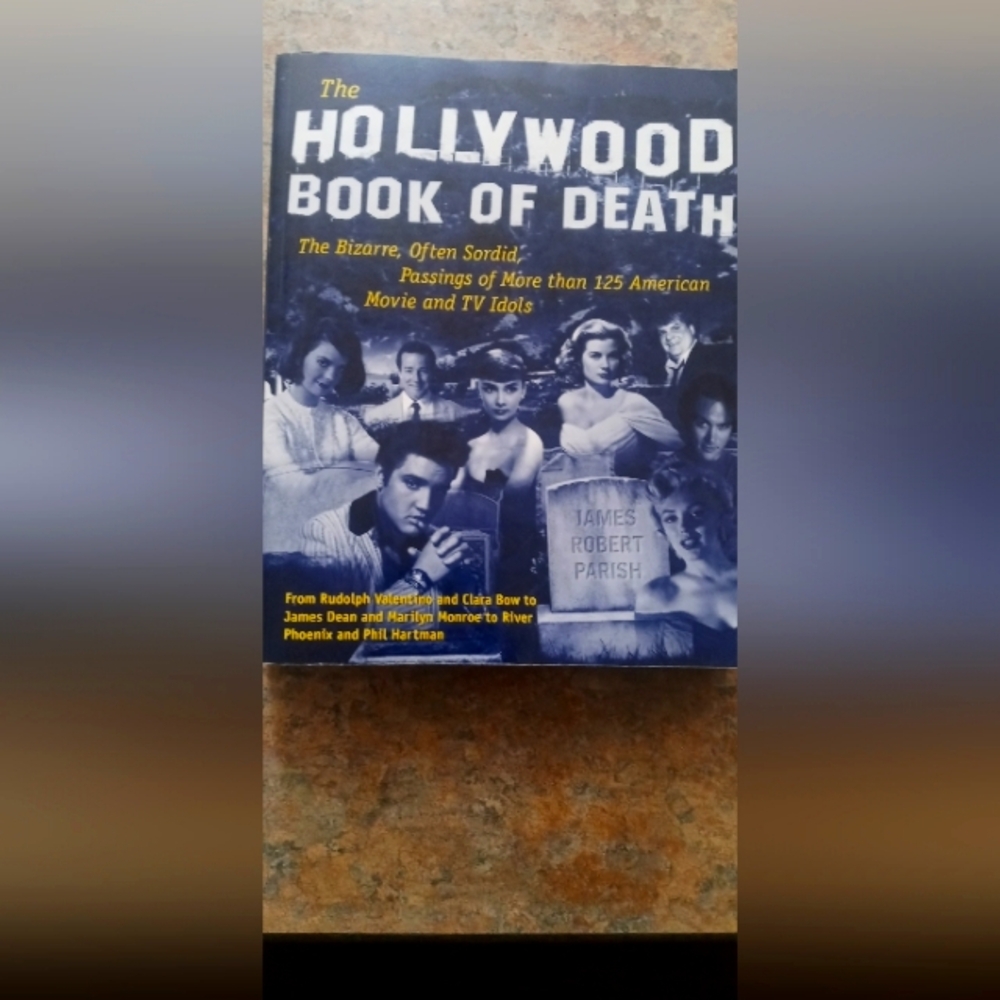 The Hollywood Book of Death by James Robert Parish - Blue Cover
